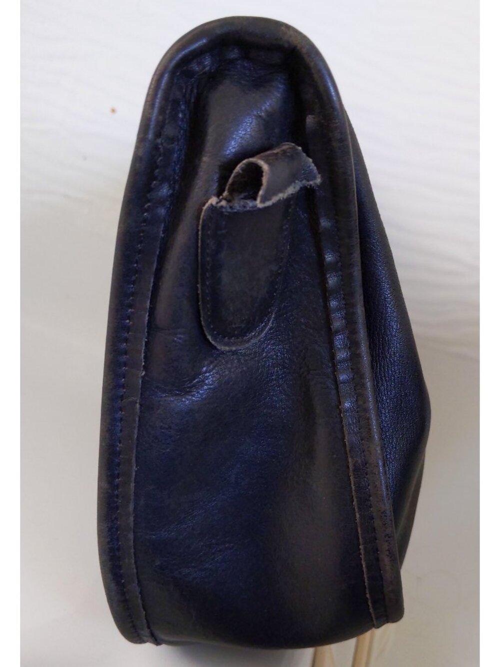 Coach Leather Swinger Style Shoulder Bag 4040 Black *broken* - Picture 6 of 13